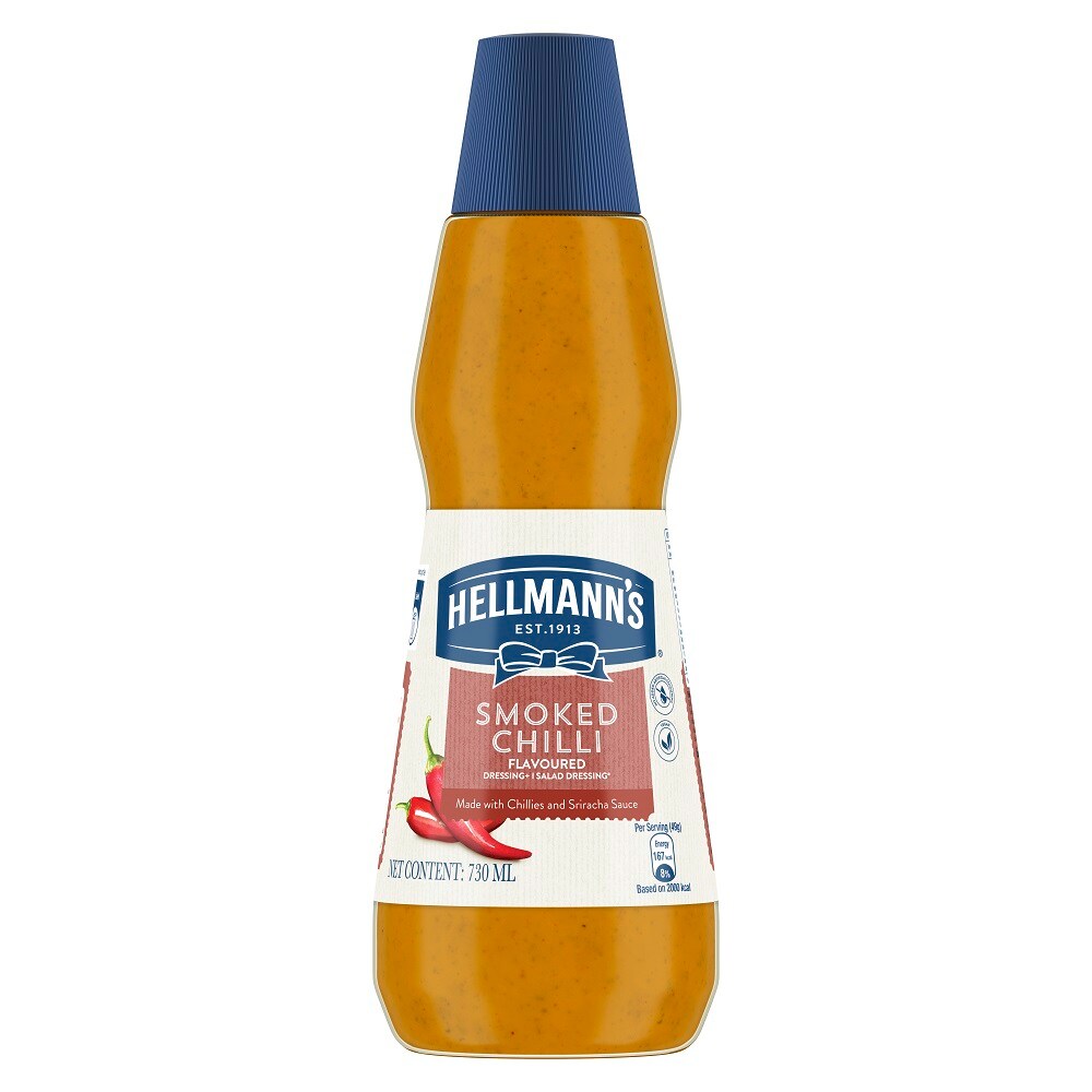 Hellmann’s Smoked Chilli Dressing - Explore exciting and unique flavours with Hellmann’s dressings.